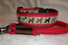Webband-Pudel-rot